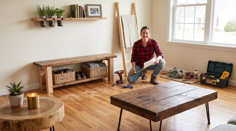 DIY Rustic Home Projects: Easy Ideas for Furniture, Decor and Storage