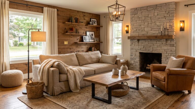 Rustic Living Room Ideas: Furniture, Lighting and Decor That Work Together